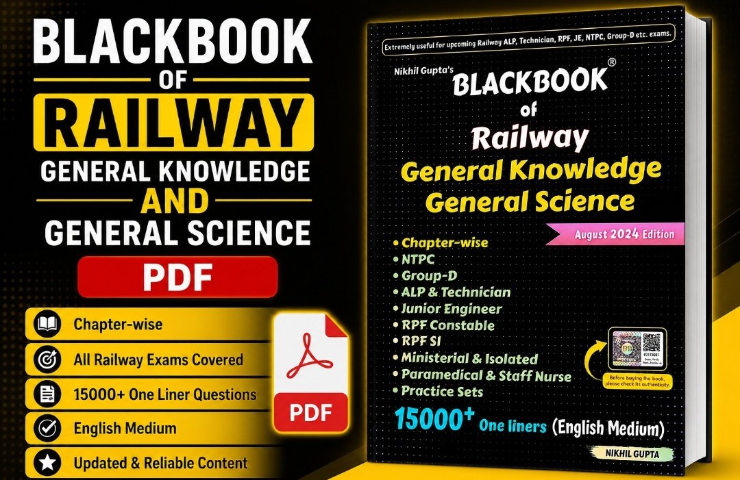 black book of railway general knowledge and general science