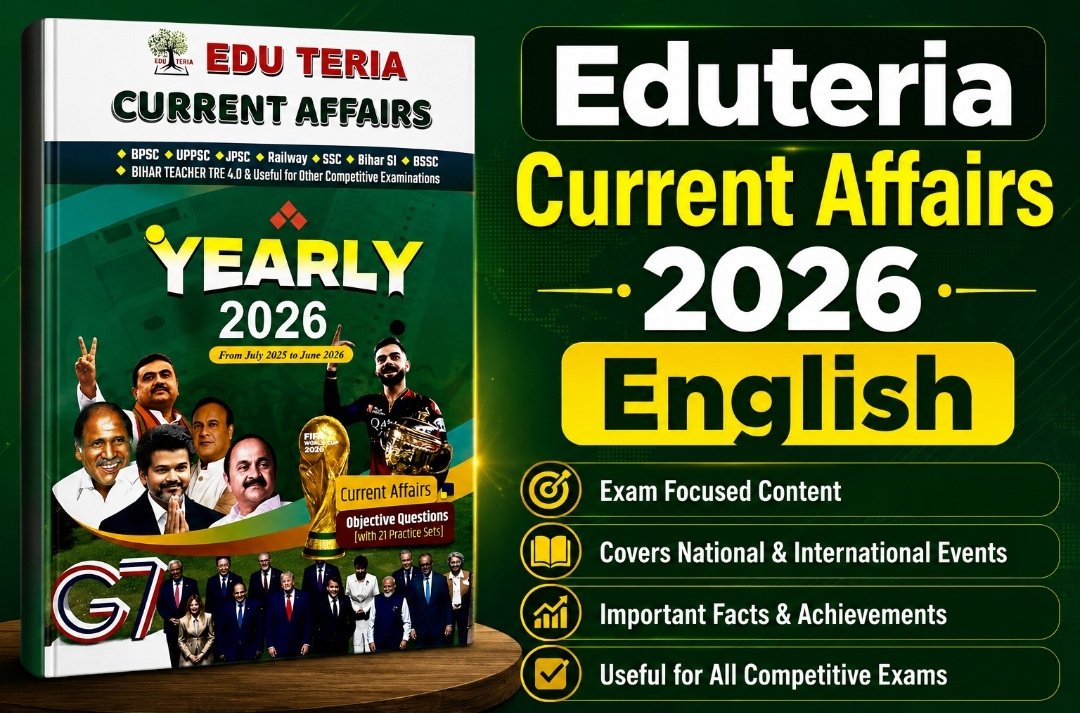 Eduteria Current Affairs 2026 English, Eduteria Current Affairs 2026 Yearly