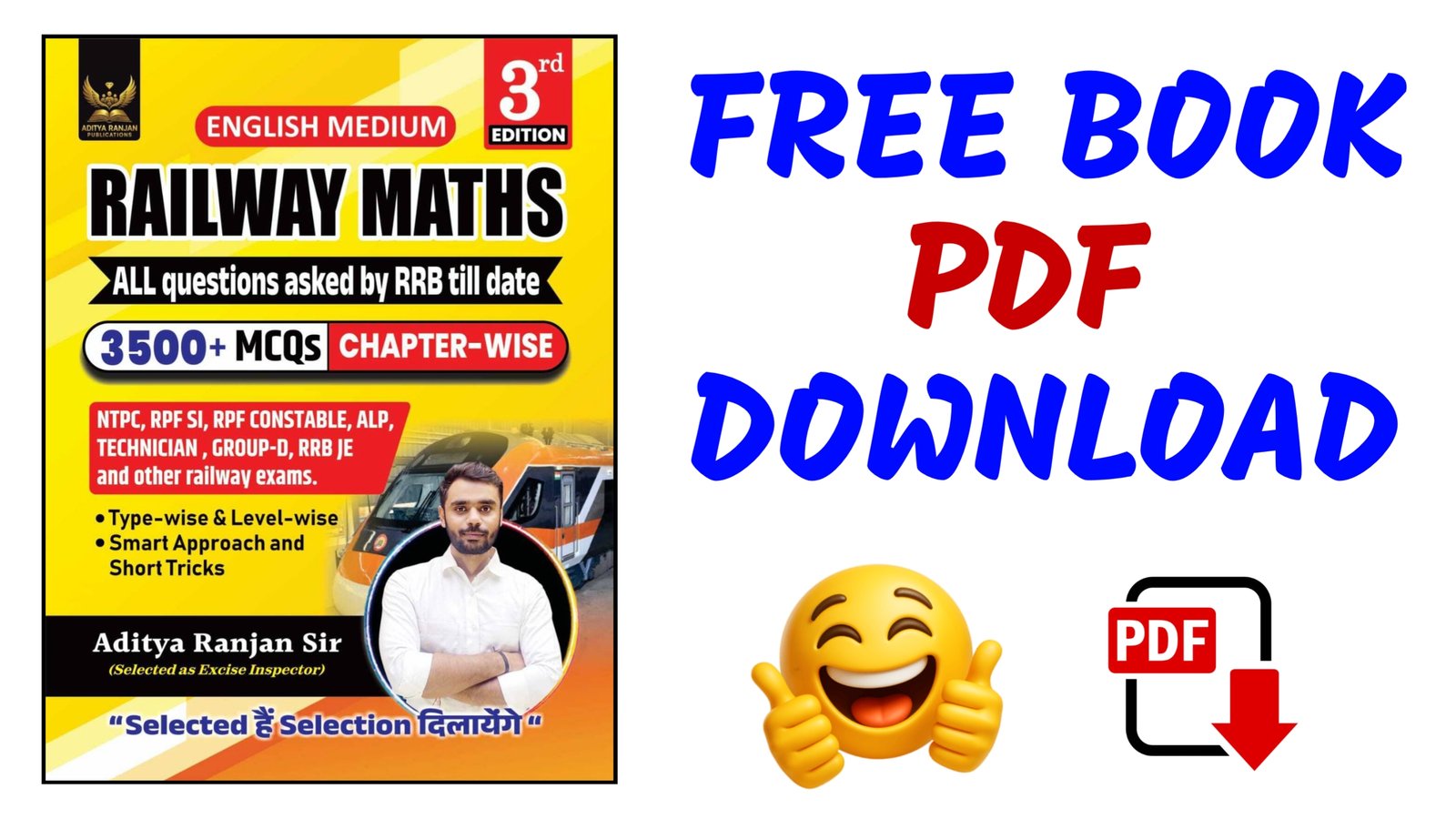 Railway Maths 3rd Edition Hindi Aditya Ranjan Sir book